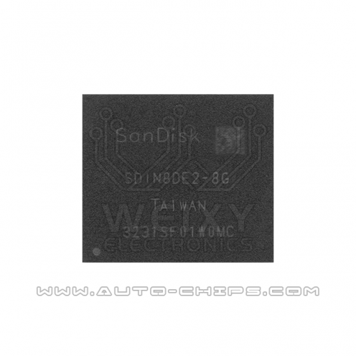 SDIN8DE2-8G BGA chip use for automotives radio